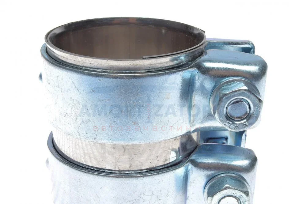 Хомут подвійний D=60mm l=80mm нерж.сталь Fischer Automotive One (FA1) 004860 (фото 1)