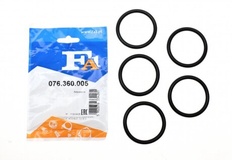 Кільце гумове Fischer Automotive One (FA1) 076.360.005