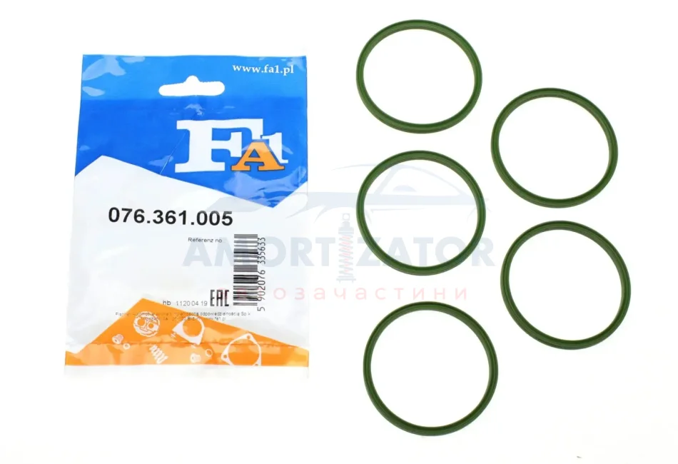 Прокладка патрубка інтеркулера FA1 Fischer Automotive One (FA1) 076.361.005 (фото 1)