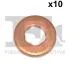 FISCHER Термошайба медная CU 7,70 x 15,50 x 2,50 Fischer Automotive One (FA1) 100.390.010 (фото 1)