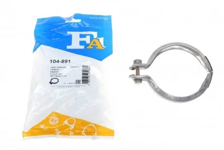 Хомут-затискач металевий Fischer Automotive One (FA1) 104891