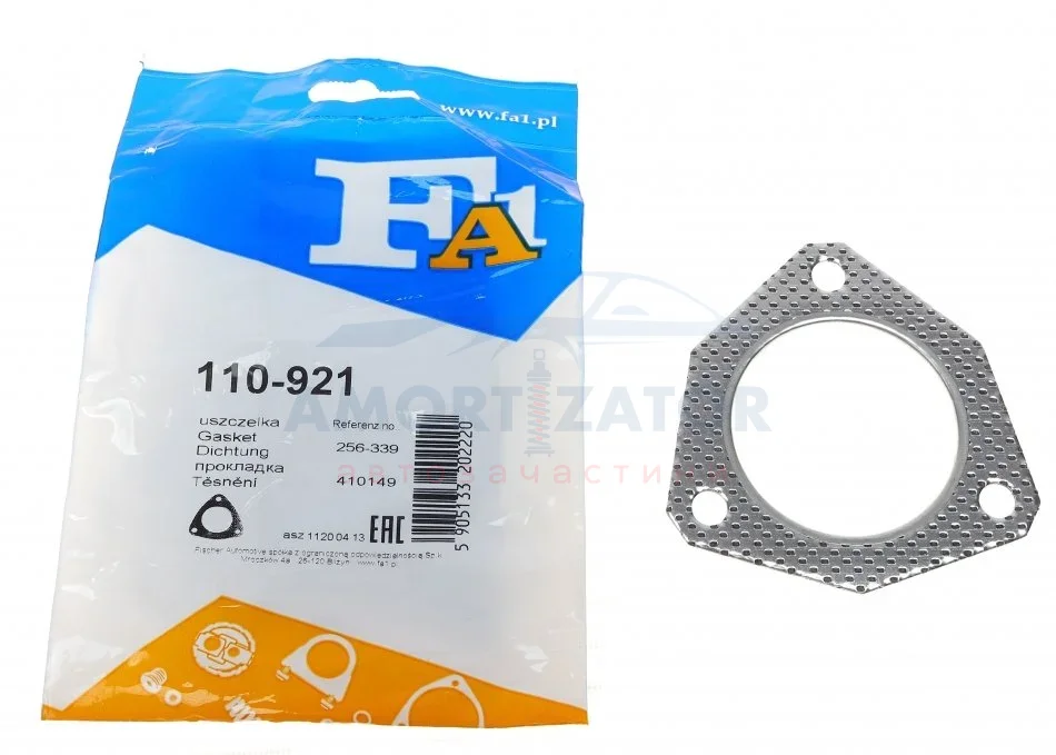Прокладка труби вихлопної FA1 110-921 Fischer Automotive One (FA1) 110921 (фото 1)
