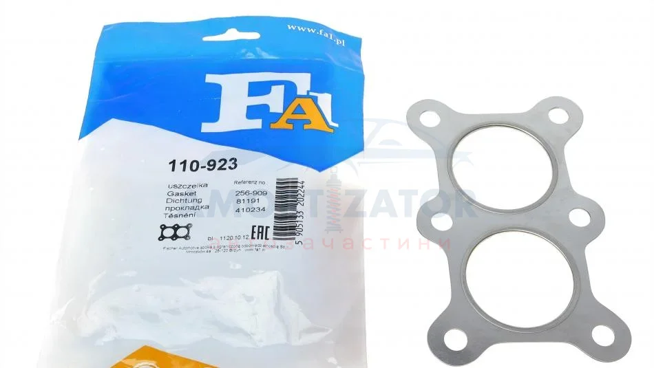 Прокладка труби вихлопної FA1 110-923 Fischer Automotive One (FA1) 110923 (фото 1)