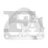 FISCHER VW прокладка глушника AUDI 100 -9080 -9190 -91 Fischer Automotive One (FA1) 110925 (фото 1)