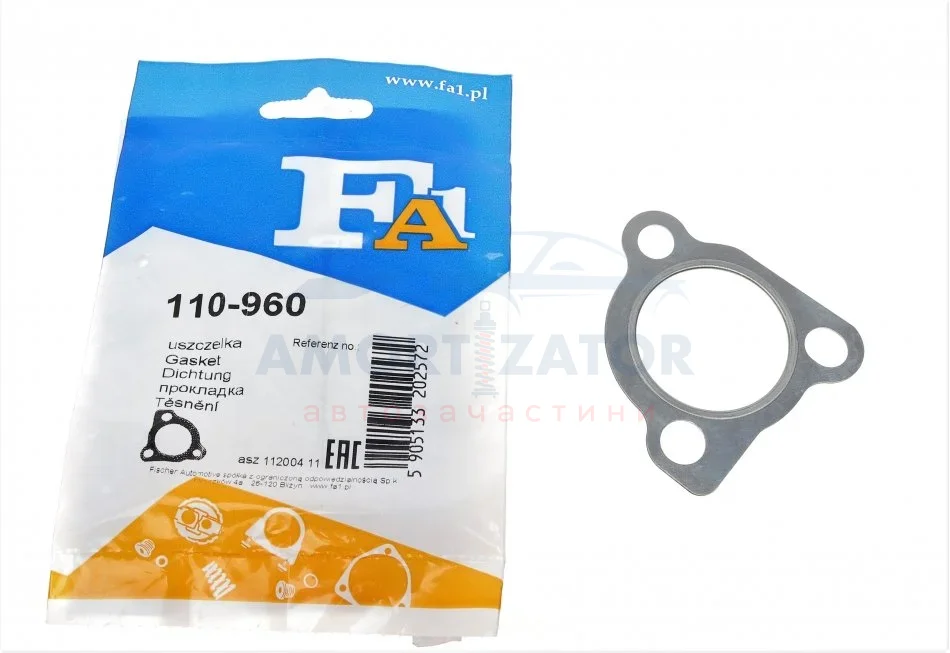Прокладка труби вихлопної FA1 110-960 Fischer Automotive One (FA1) 110960 (фото 1)