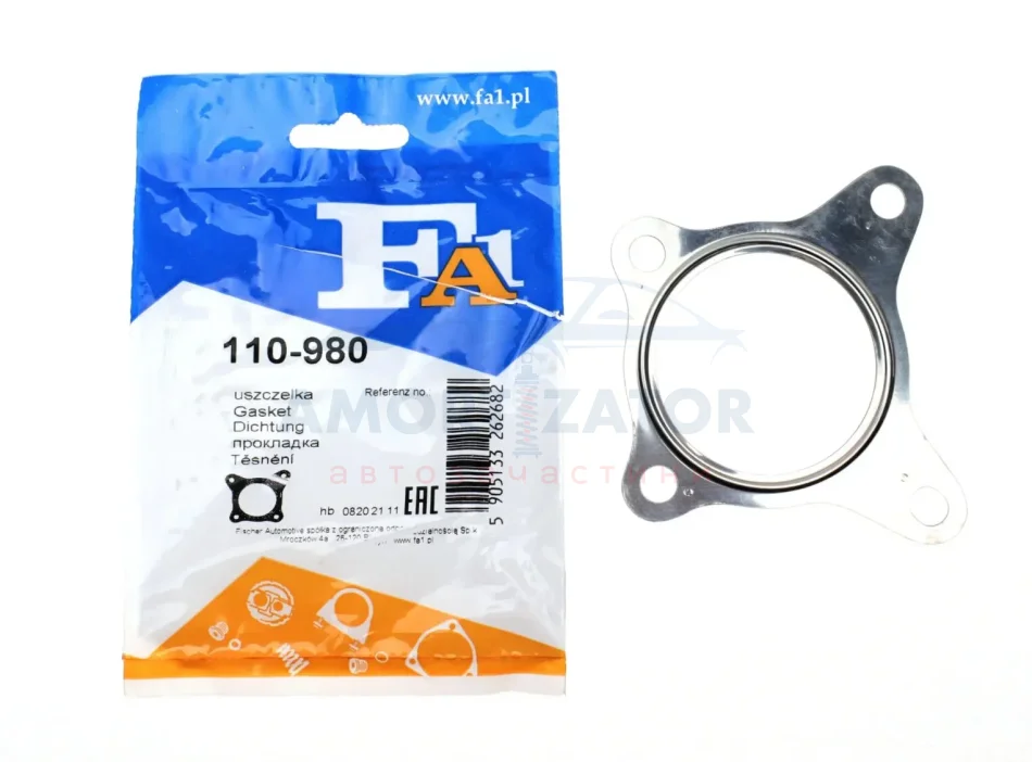 Прокладка труби вихлопної FA1 110-980 Fischer Automotive One (FA1) 110980 (фото 1)