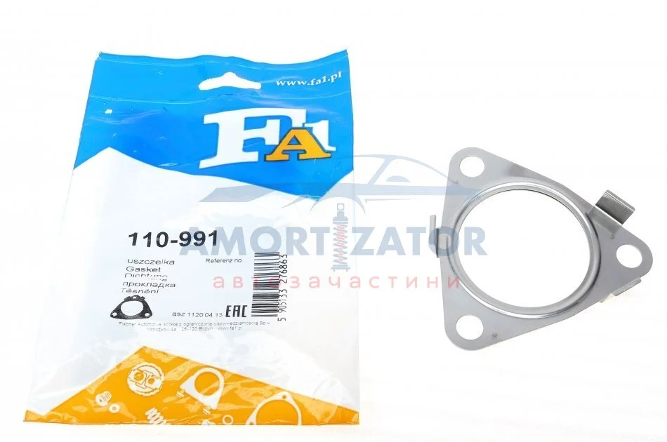 Прокладка труби вихлопної FA1 110-991 Fischer Automotive One (FA1) 110991 (фото 1)