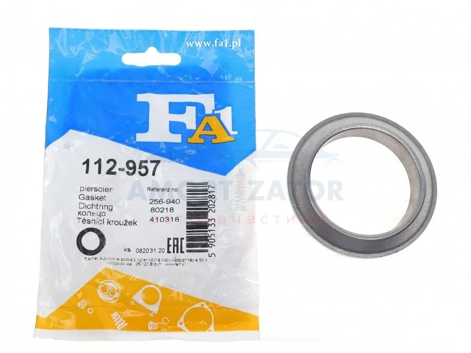 Прокладка труби вихлопної FA1 112-957 Fischer Automotive One (FA1) 112957 (фото 1)