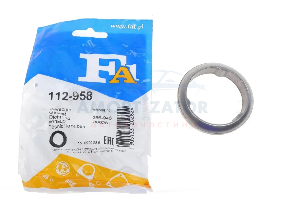 Прокладка труби вихлопної FA1 112-958 Fischer Automotive One (FA1) 112958 (фото 1)