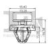 Кліпса кріплення (затискач) Fischer Automotive One (FA1) 11-40040.5 (фото 2)