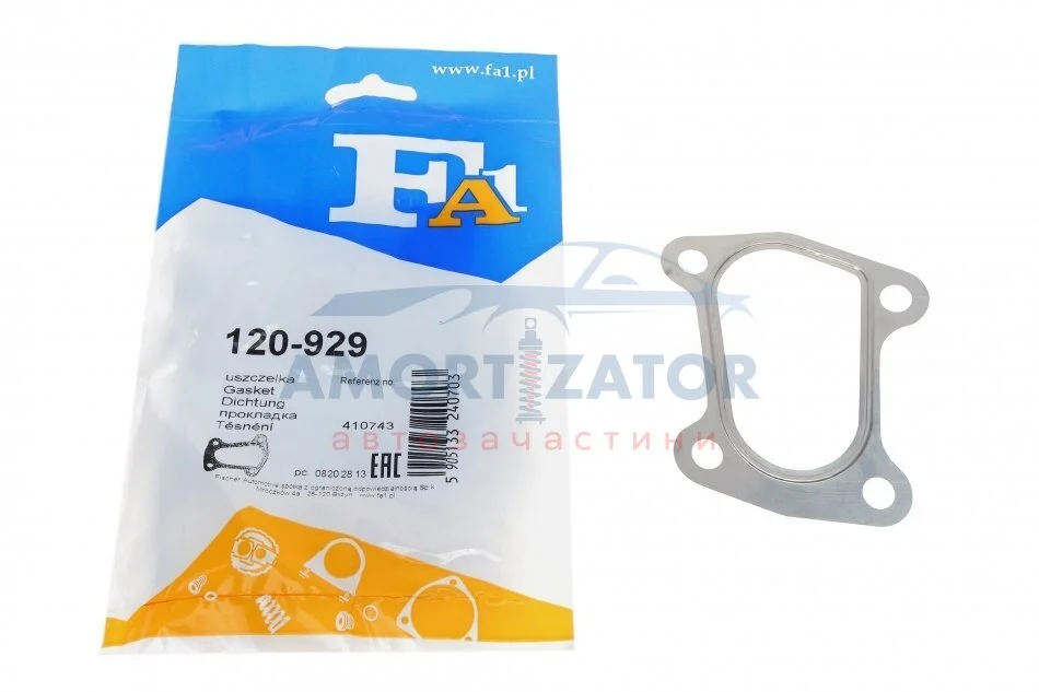 Прокладка труби вихлопної FA1 120-929 Fischer Automotive One (FA1) 120929 (фото 1)