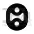 FISCHER OPEL кріплення глушника Astra H 04- (мат. EPDM) Fischer Automotive One (FA1) 123735 (фото 1)