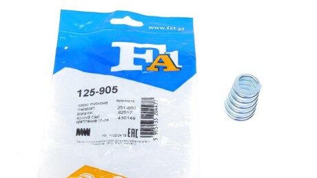 Пружина Fischer Automotive One (FA1) 125-905