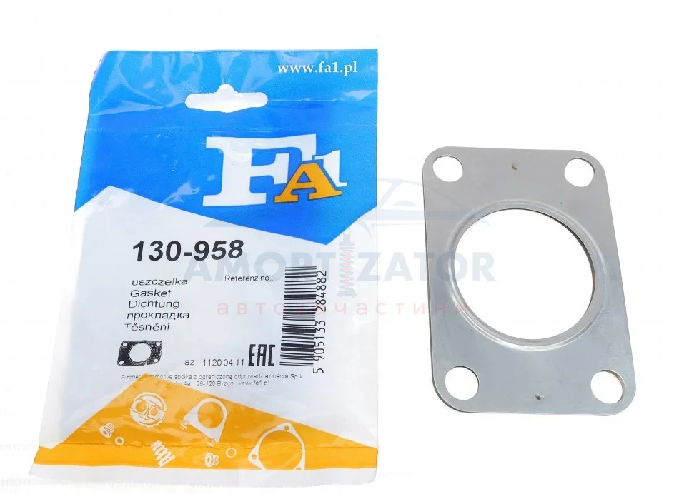 Прокладка труби вихлопної FA1 130-958 Fischer Automotive One (FA1) 130958 (фото 1)