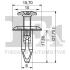 Кліпса кріплення (затискач) Fischer Automotive One (FA1) 13-30003.5 (фото 2)