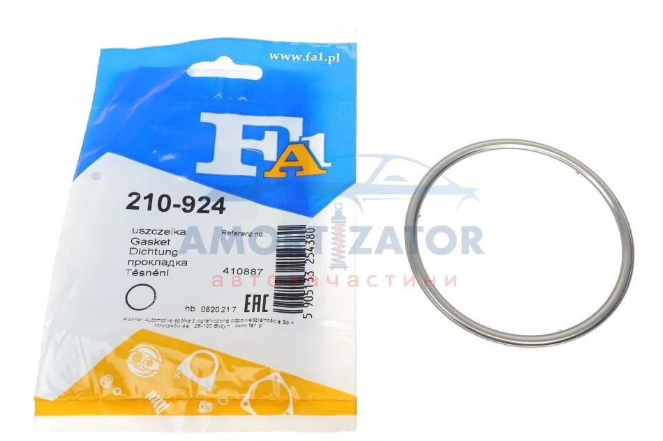 Прокладка труби вихлопної FA1 210-924 Fischer Automotive One (FA1) 210924 (фото 1)