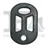 FISCHER кріплення глушника CITROEN PEUGEOT 103 -96,306 93-, Partner 96- (мат. EPDM) Fischer Automotive One (FA1) 213710 (фото 1)