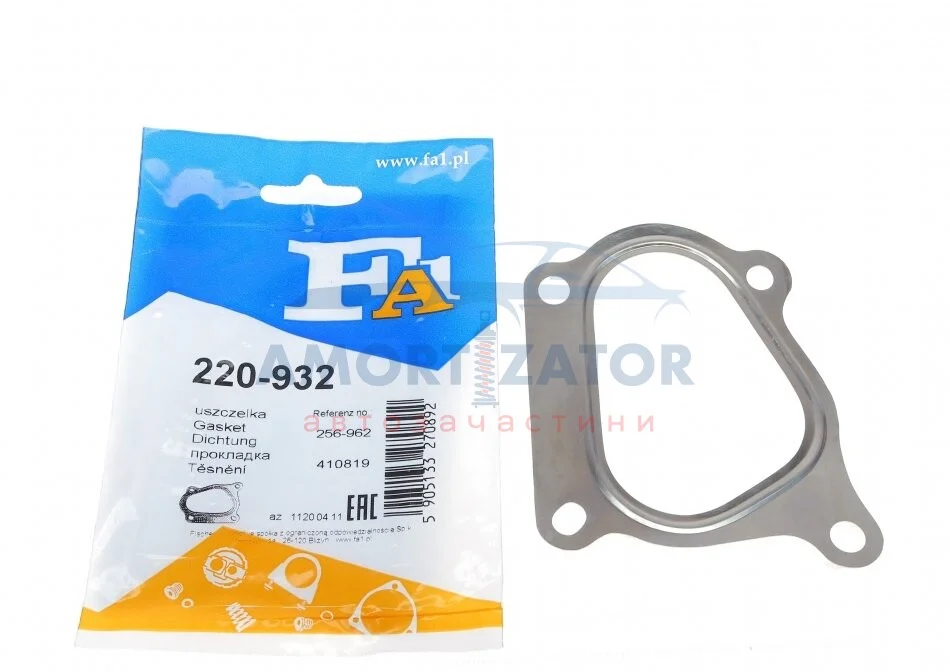 Прокладка труби вихлопної FA1 220-932 Fischer Automotive One (FA1) 220932 (фото 1)