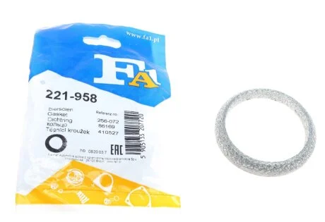 Прокладка труби вихлопної Fischer Automotive One (FA1) 221958