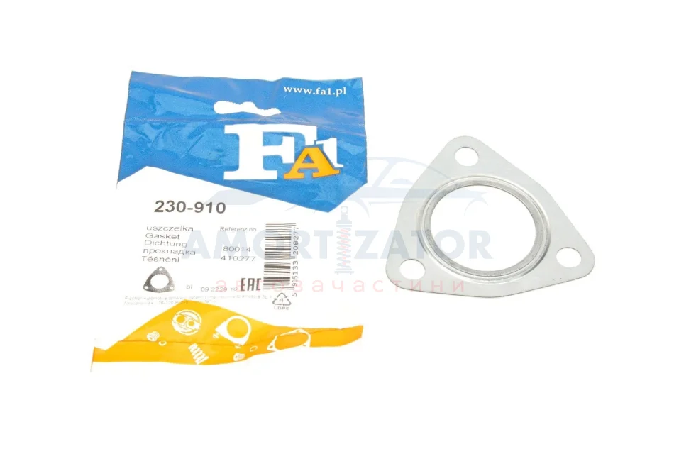 Прокладка EX колектора Citroen Berlingo/Peugeot Partner 1.1/1.4i 96-15 Fischer Automotive One (FA1) 230910 (фото 1)