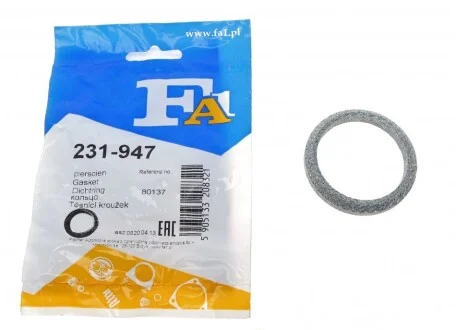 Прокладка труби вихлопної FA1 231-947 Fischer Automotive One (FA1) 231947