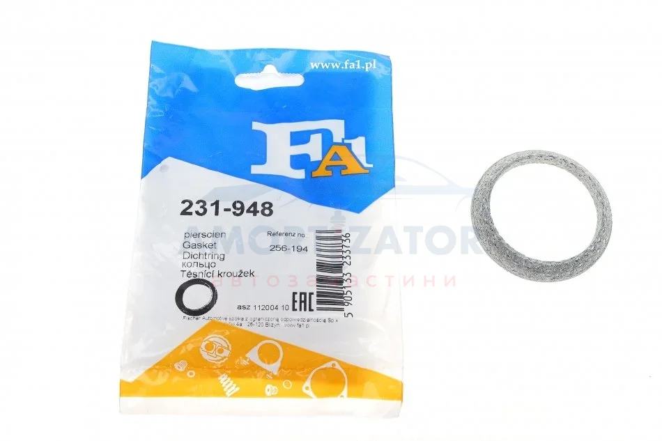Прокладка труби вихлопної FA1 231-948 Fischer Automotive One (FA1) 231948 (фото 1)