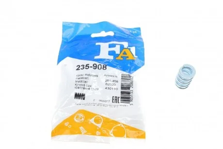 Пружина кріплення труби вихлопної FA1 235-908 Fischer Automotive One (FA1) 235908