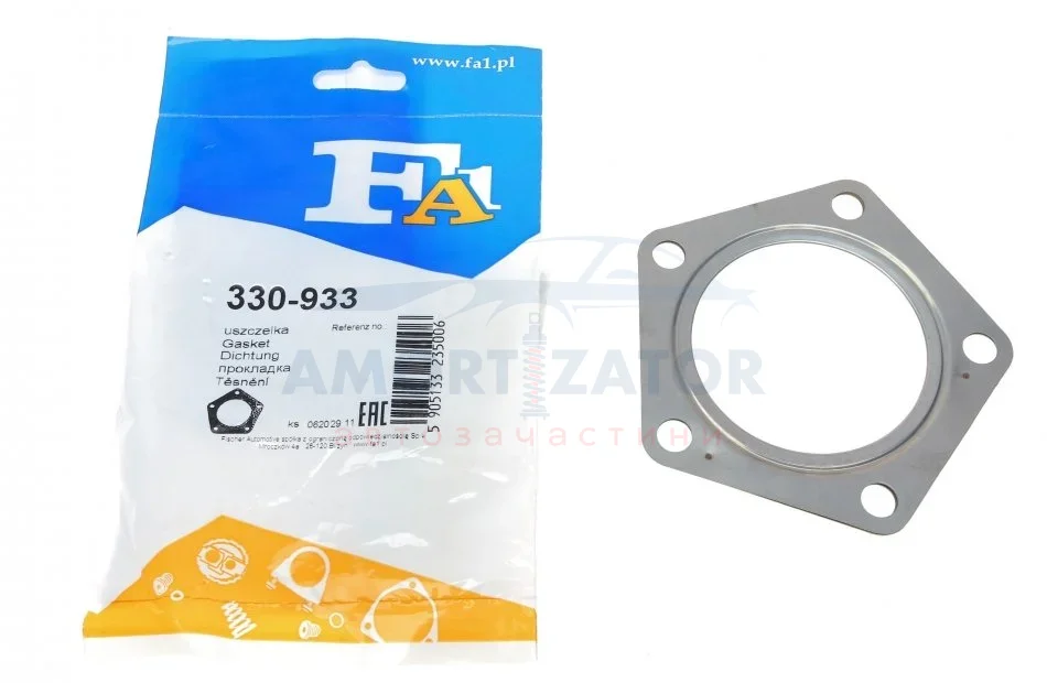 Прокладка труби вихлопної FA1 330-933 Fischer Automotive One (FA1) 330933 (фото 1)