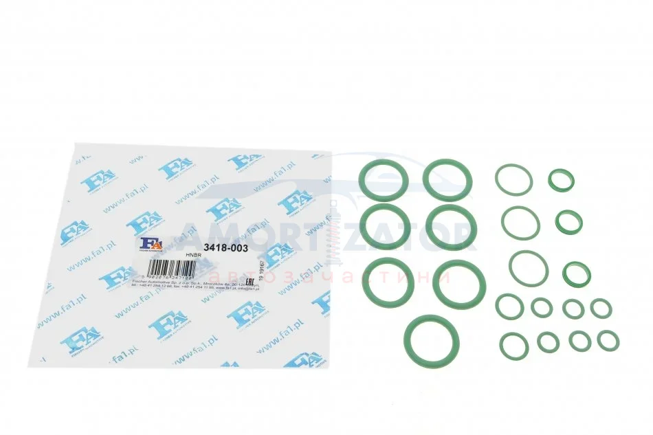 Прокладка компресора кондиціонера FA1 3418-003 Fischer Automotive One (FA1) 3418003 (фото 1)