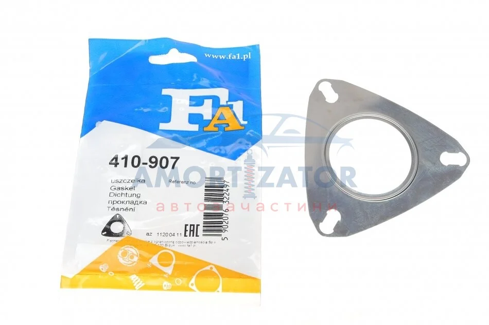 Прокладка трубы вихлопної FA1 410-907 Fischer Automotive One (FA1) 410907 (фото 1)