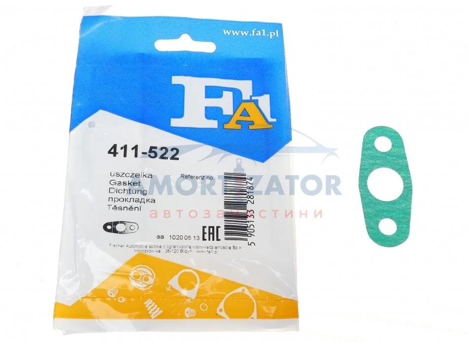 Прокладка турбіни FA1 411-522 Fischer Automotive One (FA1) 411522 (фото 1)
