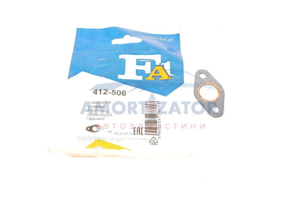 Прокладка трубки зливу масла з турбіни FA1 412-506 Fischer Automotive One (FA1) 412506 (фото 1)