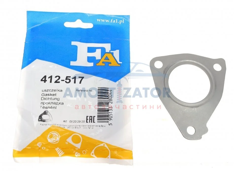Прокладка вихлопної системи металева Fischer Automotive One (FA1) 412517 (фото 1)