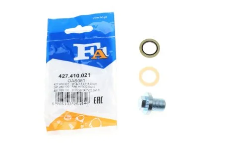 Пробка піддону + ущільнювач FA1 Fischer Automotive One (FA1) 427.410.021