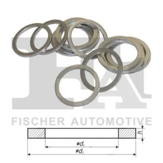 FISCHER шайба алюмінієва 6*12*1мм (802.760) Fischer Automotive One (FA1) 461.310.100