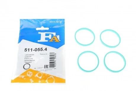 Комплект прокладок впускного коллектора 4шт VAG 1.4 16V/1.6 16V (Fischer) Fischer Automotive One (FA1) 511055.4