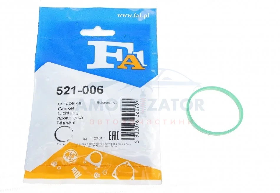 Прокладка колектора впускного Fischer Automotive One (FA1) 521006 (фото 1)
