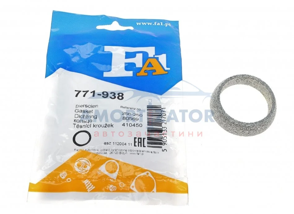 Прокладка труби вихлопної FA1 771-938 Fischer Automotive One (FA1) 771938 (фото 1)