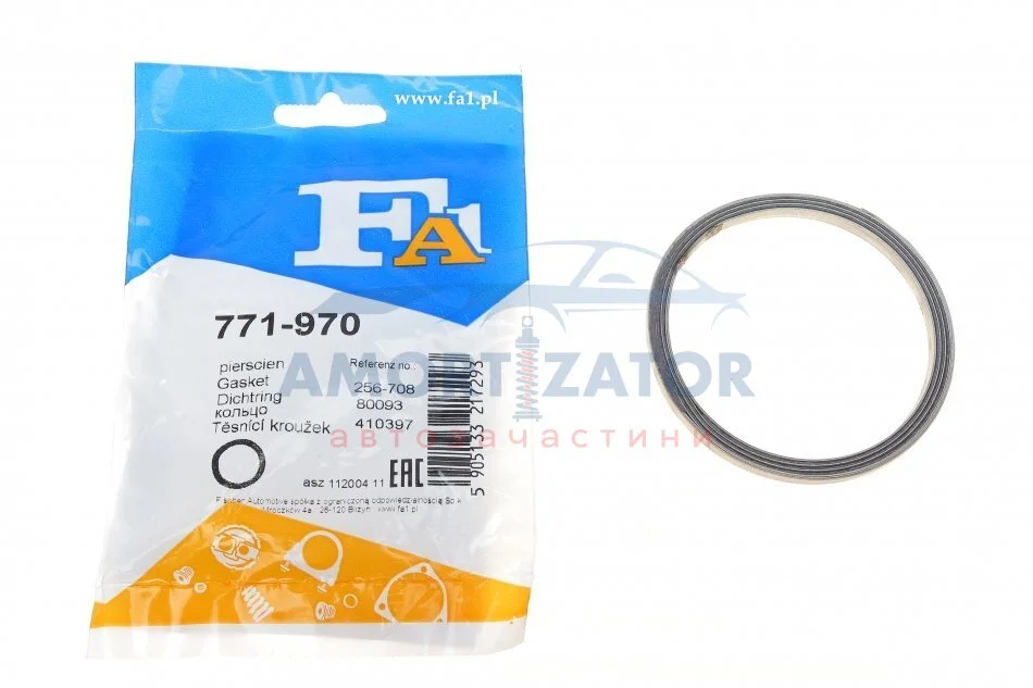 Прокладка труби вихлопної FA1 771-970 Fischer Automotive One (FA1) 771970 (фото 1)