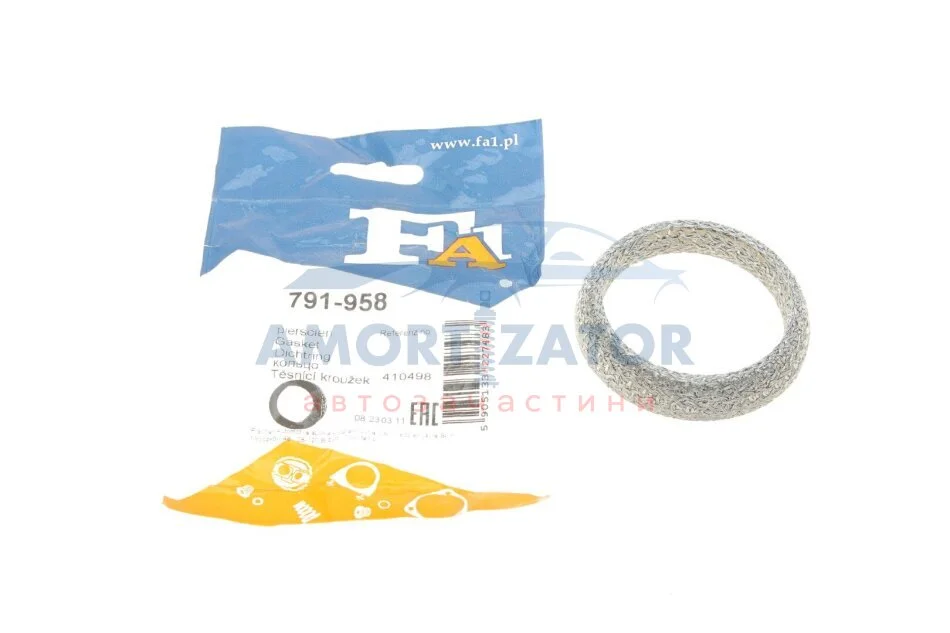 Прокладка труби вихлопної FA1 791-958 Fischer Automotive One (FA1) 791958 (фото 1)