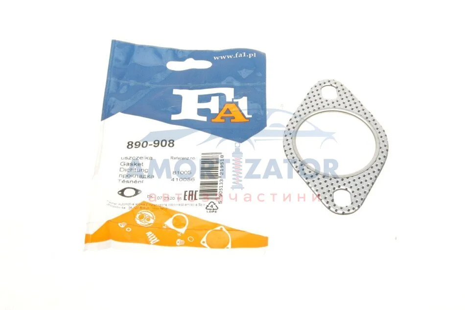 Прокладка труби вихлопної FA1 890-908 Fischer Automotive One (FA1) 890908 (фото 1)