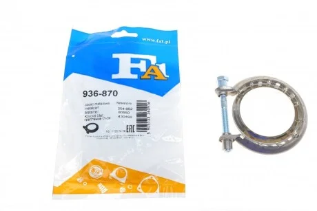 Хомут-затискач металевий Fischer Automotive One (FA1) 936870 (фото 1)