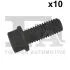 FISCHER BMW Гвинт Зовнішня «зірочка», Дванадцятигранник M8x1,25*20 Fischer Automotive One (FA1) 982T08121.10 (фото 1)