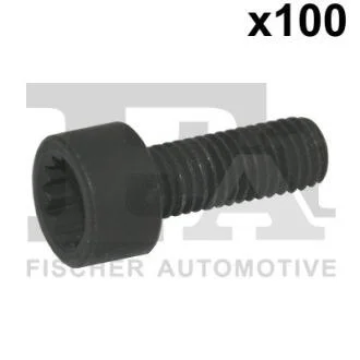 Болт з головкою системи TORX з чорного металу Fischer Automotive One (FA1) 982T08222.100