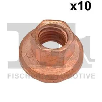 FISCHER Гайка M8 SiMu SW10FL Cu (OE - 035805,849928,4403640,4420282,4420881) Fischer Automotive One (FA1) 9880806.10