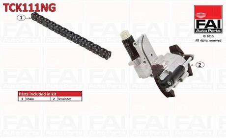Комплект ланцюгів привода Fischer Automotive One (FA1) TCK111NG