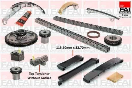 Комплект ланцюгів привода Fischer Automotive One (FA1) TCK42