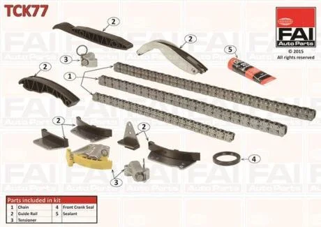 Комплект ланцюгів привода Fischer Automotive One (FA1) TCK77