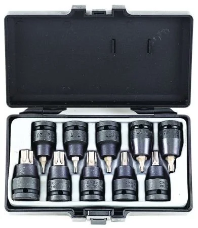 Набір головок TORX 1/2" 10 од FORCE 4108 (фото 1)
