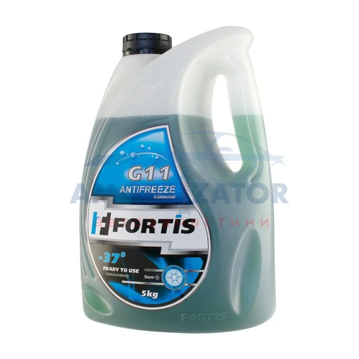 Антифриз готовий до використання Fortis G11 Blue -37° (синій) 5кг TNK 0028955 (фото 1)